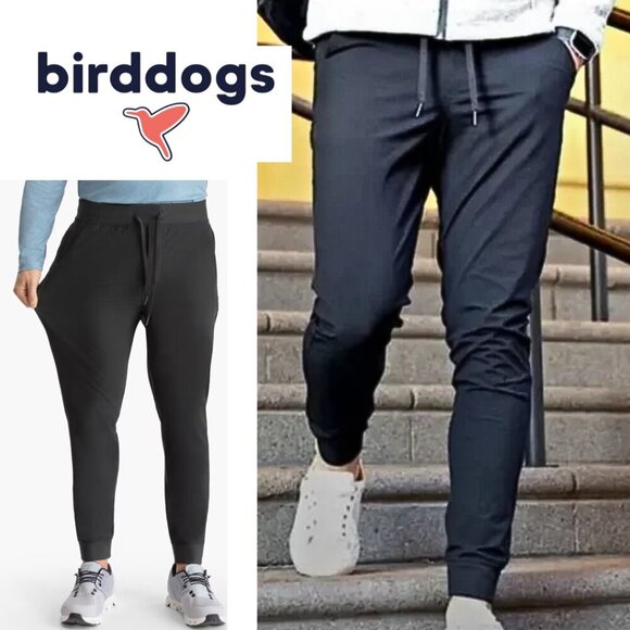 Birddogs, Boom, Men's Slim Fit Performance Jogger Pants, Black - Picture 1 of 6